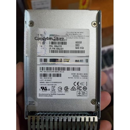 For Lenovo IBM X3650 M5 X3550 M5 X3850 X5 X6 SSD 800G SAS SSD
