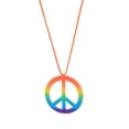 thumbnail image 2 of Miangastore 2 Pcs Pendentif Collier Charme de Paix Coloré Pendentif Collier d'Halloween, 2 of 8