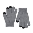 thumbnail image 1 of Guantes de invierno para hombres y mujeres, guantes cálidos para mensajes de texto con pantalla táctil con forro de punto suave térmico, puños elásticos, 1 of 5