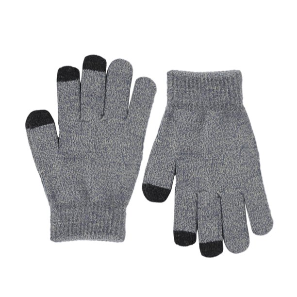 Guantes de invierno para hombres y mujeres, guantes cálidos para mensajes de texto con pantalla táctil con forro de punto suave térmico, puños elásticos