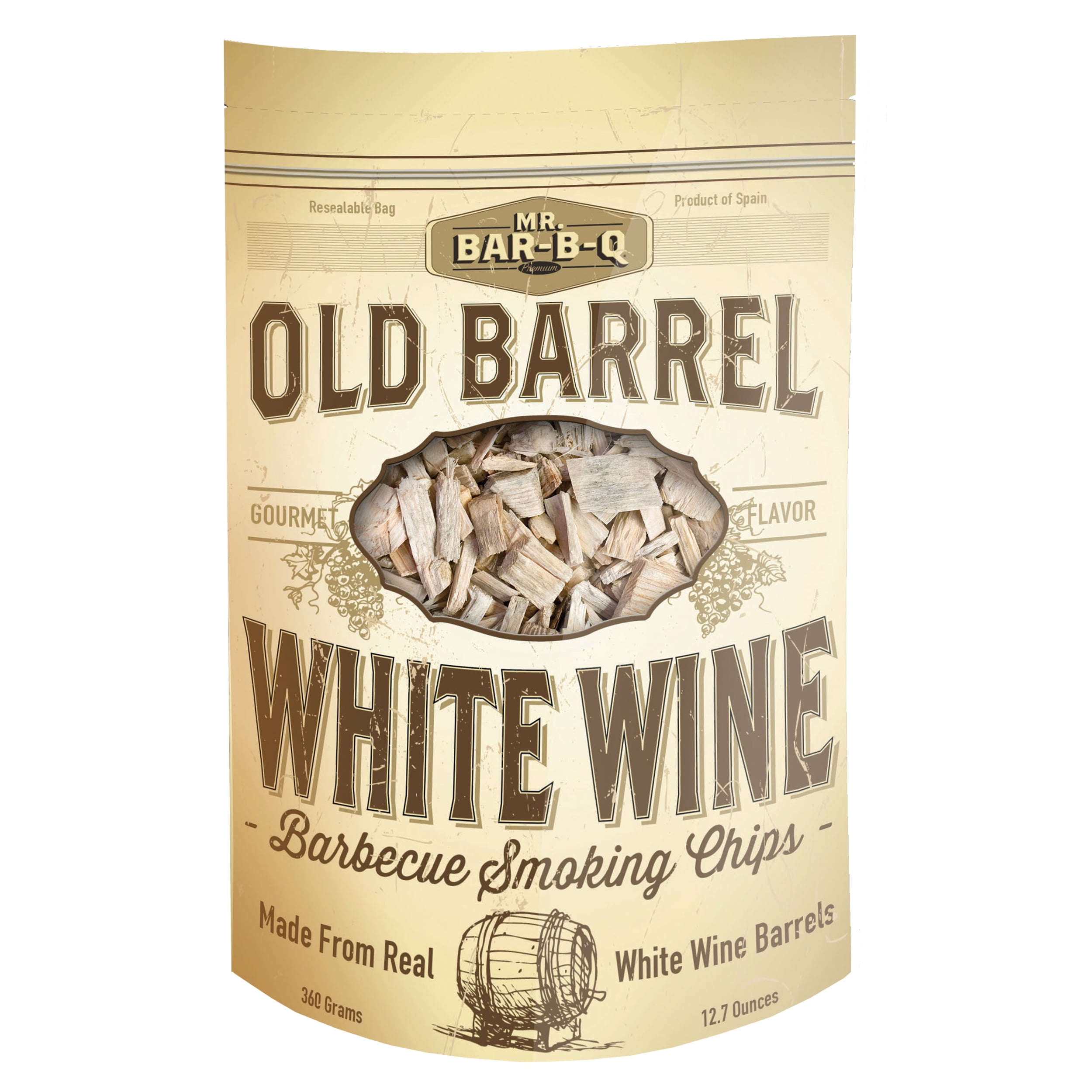 Mr. Bar-B-Q - Old Barrel White Wine Barbecue Smoking Chips