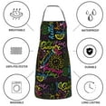 thumbnail image 6 of Pofeuu Color Summer Print Aprons with Pockets, Cute Aprons for Kitchen, Cooking, Server, Barber, Chef Apron, 6 of 7