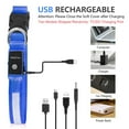 thumbnail image 6 of PcEoTllar LED Dog Collar, Waterproof Rechargeable for Night Walking RGB Colorful Light up Adjustable Safety Dog Collar for Large Dogs (Blue), 6 of 9
