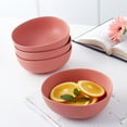 thumbnail image 3 of Stone + Lain Delilah Porcelain Collection Dish Set, 6 Bowls (6-inch) Service for 6, Terracotta, 3 of 6