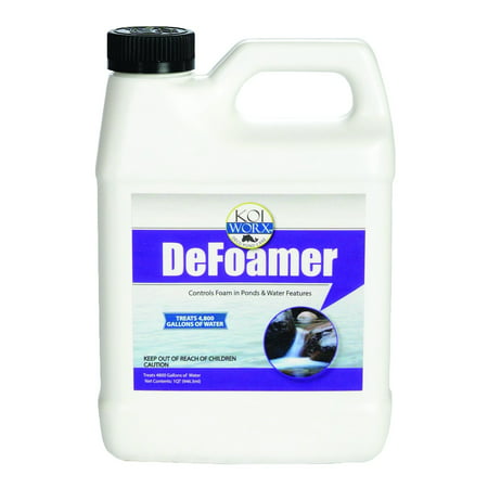 KoiWorx Defoamer - 32oz- Removes Foam from Decorative and Ornamental Ponds, Safe for