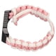 thumbnail image 3 of Funda protectora para correa de reloj Paracord 2 en 1 compatible con Redmi Band 2 Smartwatch rosa y blanco, 3 of 14