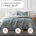 thumbnail image 2 of Winter Brush Print Soft & Supreme Quality Reversible Lightweight Quilt Set, 2 of 9