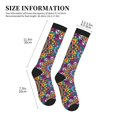 thumbnail image 2 of Picia Mandala Printed Sports Compression Socks - 15-20mmHg Graduated Compression, High-Performance Soft and Breathable Socks for Men and Women, 2 of 5