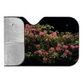 thumbnail image 6 of Awypu Azalea Bushes on Black Background Windscreen Sun Visor - Car Interior Protection Assistant 55.12*29.92 in, 6 of 7