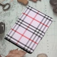 thumbnail image 6 of Case for iPad 6th Generation, Plaid Design Cute Stylish Shockproof Cover with Kickstand Magnetic Flip Folio Case for iPad 6th Generation 9.7 inch,Lightpurple, 6 of 6