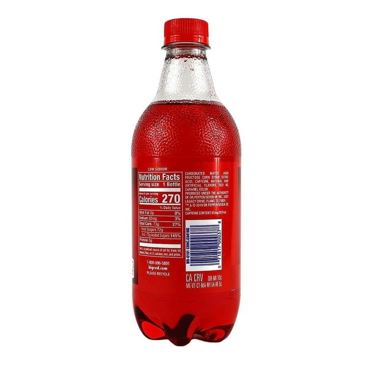 Big Red Soda, 20 oz Bottles, 16 Pack