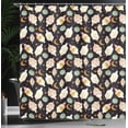 thumbnail image 3 of Ambesonne Oriental Shower Curtain, Traditional Bohemian Stars, 69"Wx75"L, Charcoal Grey and Multicolor, 3 of 4