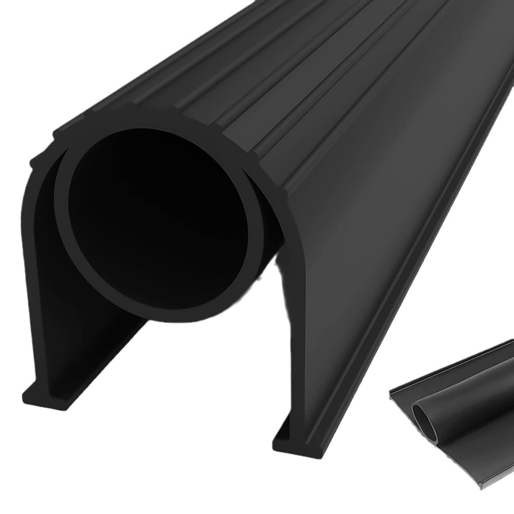 Whatever You Like-Garage Door Bottom Seal Strip 3M Rubber Weather Stripping for Wind & Rain Protection, Waterproof Weatherproofing for Sectional & Rolling Doors, Easy Installation"}