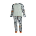 thumbnail image 4 of Halloween Family Matching Pajamas Set Adult Kids Baby Pumpkin & Ghost Tops+Pants Sleepwear Set, 4 of 7