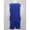 thumbnail image 3 of vastwit Kids Sports T-Shirt with Shorts Set Boys Girls Basketball Football Jersey Outfit Summer Blue 170, 3 of 7