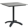 thumbnail image 6 of Side Dining Chair and Table Set, Dark Brown Gray, Metal, Outdoor Patio Balcony Cafe Bistro Garden Hospitality Restaurant, Modern Contemporary HB32696, 6 of 7