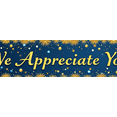 thumbnail image 4 of Blue Gold White Balloon Decorated Appreciation Banner Background, Party Supplies for Thank You Events Appreciation Parties Customer Appreciation Functions and Employee Recognition Celebrations, 4 of 8