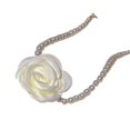 thumbnail image 1 of Collar de cuero con colgante de gota de agua de tendencia, cadena para clavícula, cadena para el cuello sencilla --- Código de producto 48077, 1 of 4