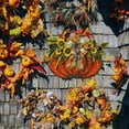 thumbnail image 6 of (3) Pumpkin Shaped Metal Wreath Form, 18in. Sturdy Wire Frame for DIY Fall Halloween Thanksgiving Decorations Rustic Autumn Craft Projects Front Door & Porch DIY Décor, 6 of 7