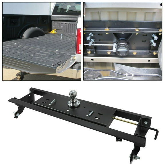 For Ford F150 2015-2020 Double Lock Under bed Gooseneck Trailer Hitch Kit System