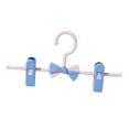 thumbnail image 3 of veasfak 2xBaby Hangers Extendable Coat Hanger Drying Rack for Socks Underwear Clothing blue, 3 of 9