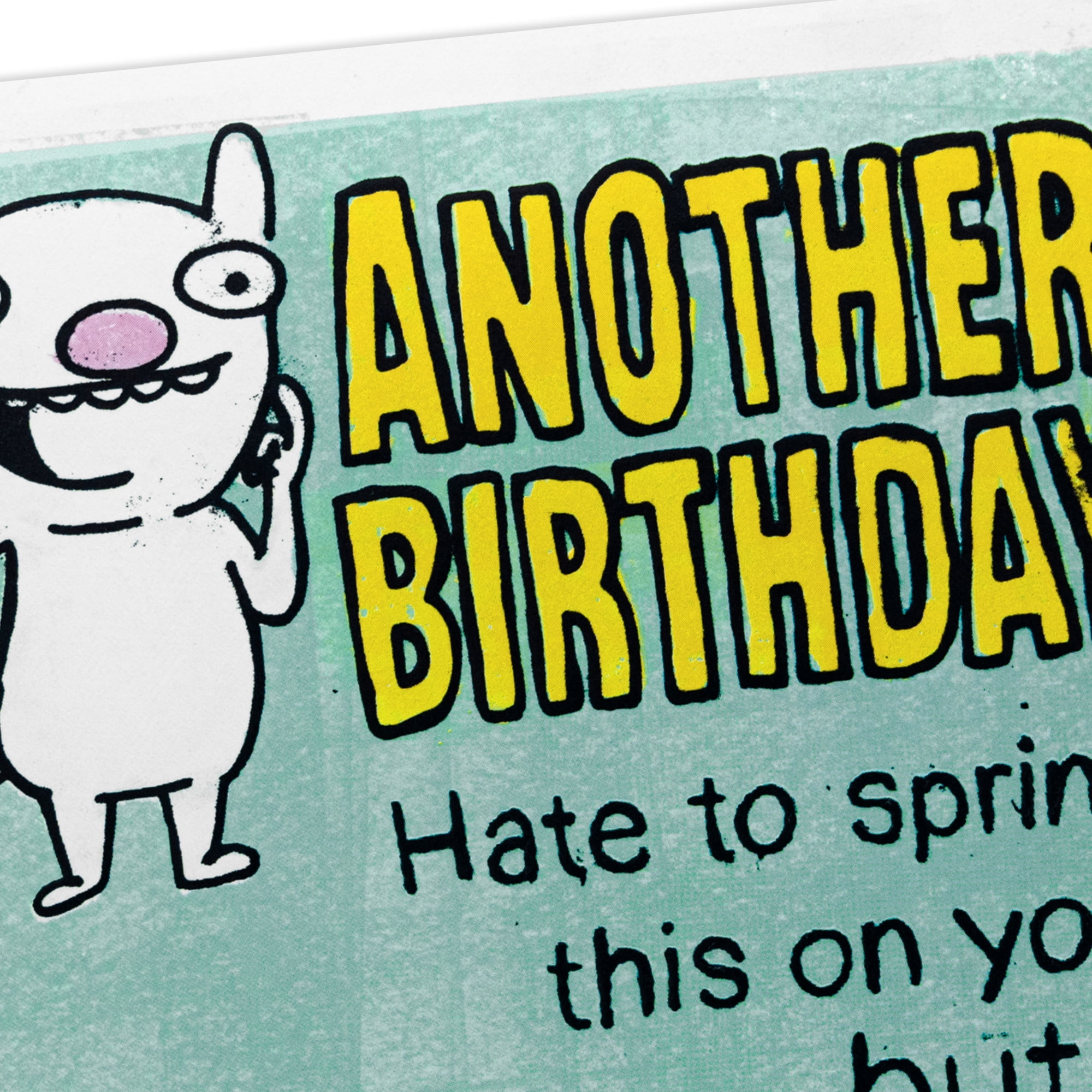 Hallmark Funny Pop-Up Birthday Card (Hate to Spring This On You, Old-Timer)
