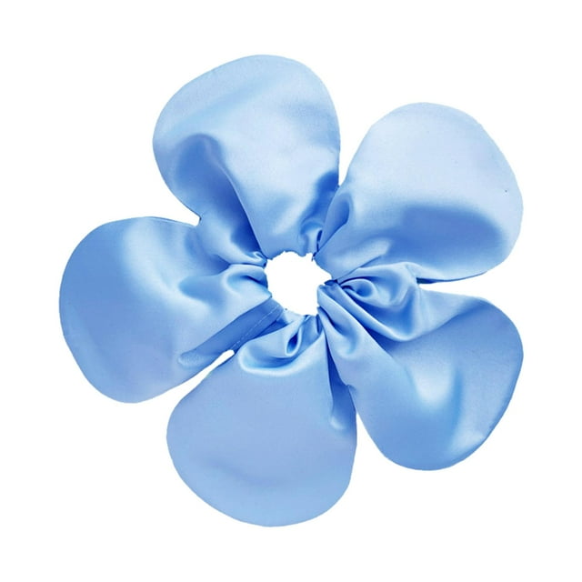 Gomas para el pelo Yinane Coleteros de satén azul
