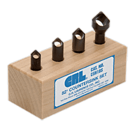 CRL CS618S Weldon 4 Piece Countersink Set