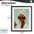 thumbnail image 4 of Stupell Industries Eclectic Coffee Lover in Red Sunglasses Black Framed Print Under Glass, 13 x 16, by The Prints Vibe, 4 of 8