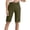 Green, variant on GILIGEGE Women's Sweatpants Capri Pants Lounge Loose Fit Drawstring Waist with Side Pockets Summer Casual Cropped Jogger Running Hiking Pants Lightweight Yoga Workout Pant Knee Length Pants Black