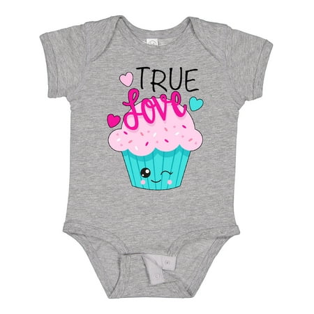 

Inktastic True Love Cupcake Boys or Girls Baby Bodysuit