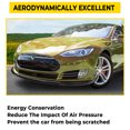 thumbnail image 3 of [3PCS] Glossy Black JC Style Front Bumper Lip For 12-16 17 for Tesla Model S Sedan, 3 of 4