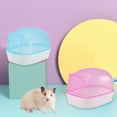thumbnail image 6 of VISALY Small Animals Bathroom, Sand Bath Container, Pet Bathroom For Dwarf Hamster Gerbil,Blue, 6 of 7