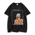 thumbnail image 4 of Camisetas de Frank para hombre y mujer, camisa informal de algodón 100%, ropa de música Pop, rubia, o-ocean, Hip Hop, de gran tamaño, 4 of 4