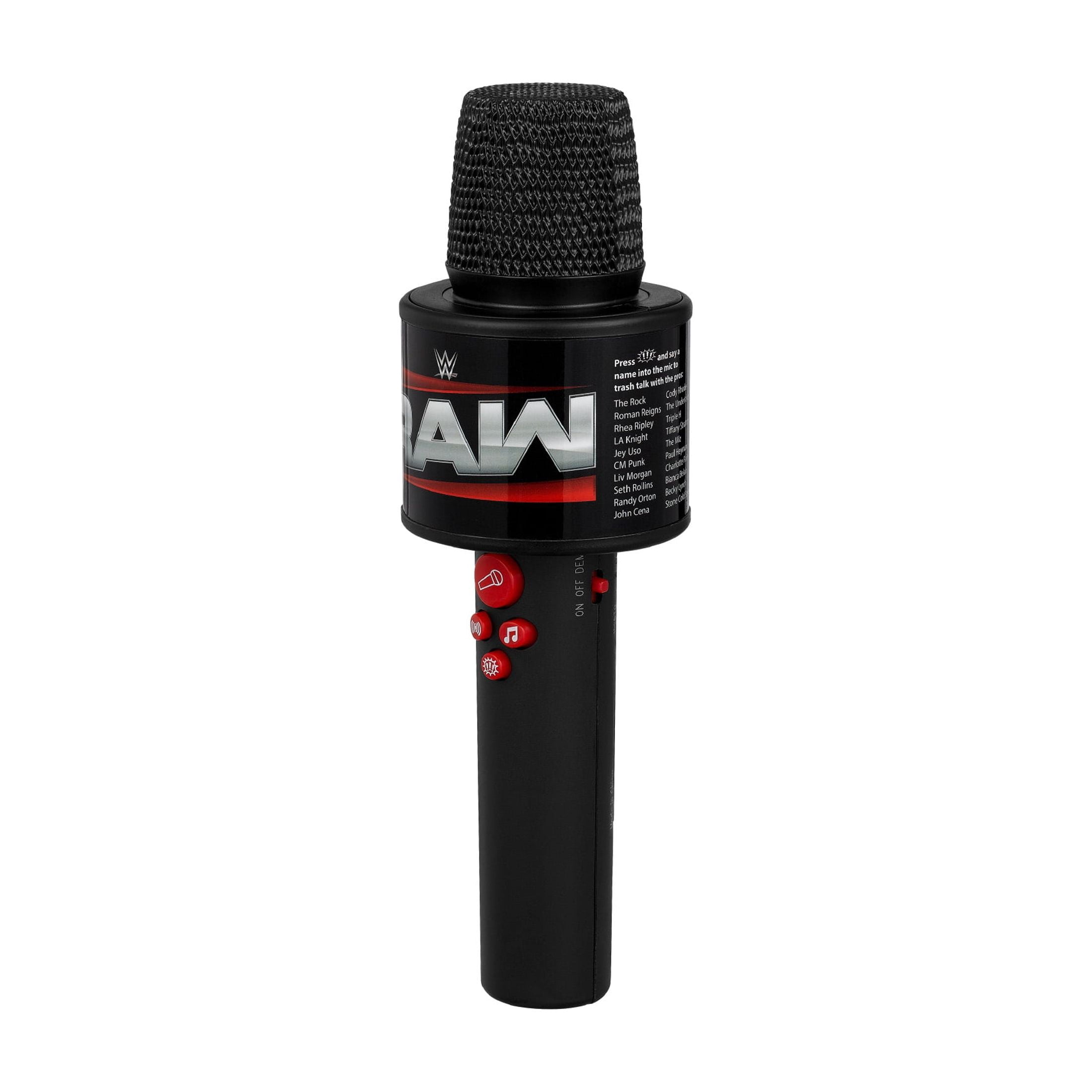 WWE Mic; Smack Talk Toy Microphone for Kids with Music and Sound Effects - WWE Toy