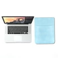 thumbnail image 3 of Housse d'Ordinateur Portable Étanche Housse de Rangement en PU Étanche pour Sac MacBook Housse d'Ordinateur Portable de Remplacement pour MacBook, Bleu, 15.4 Pouces, 3 of 7