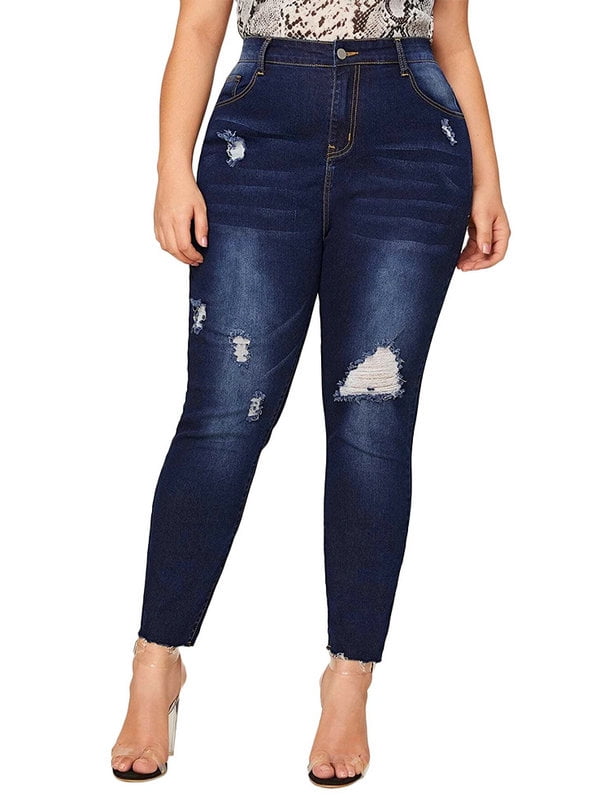 women's plus size colored skinny jeans