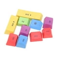 thumbnail image 3 of Teclas PBT, teclas coloridas, alivio de presión de pulpa de dedo cóncavo curvo para teclado mecánico LHCER Descripción de la referencia, 3 of 7