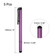 thumbnail image 2 of Unique Bargains 5pcs Stylus Pens for Touch Screens Universal Capacitive Stylus Pencil for All Capacitive Touch Screen Device, Purple, 2 of 7