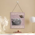 thumbnail image 4 of British Shorthair Cat Wood Sign Cat Lovers Wooden Signs Rustic Hanging Plaque Home Wall Art 12"x12" Sign Wall Decor for Home, 4 of 8