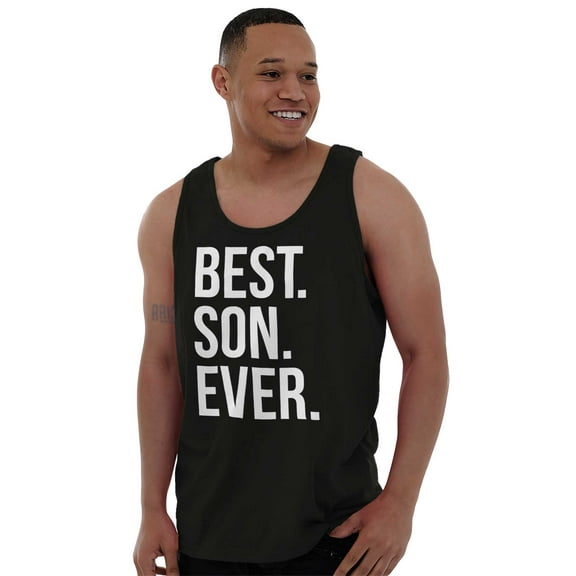 Best Son Ever Relatives Family Tank Top Sleeveless Tee Men Brisco Brands S