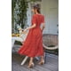 thumbnail image 3 of Vestido PRETTYGARDEN 2024 Floral Boho Cruzado con Escote en V M, 3 of 7