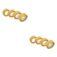 thumbnail image 4 of Vogacara 4 Uds neumáticos de goma para modelo de control remoto 1/18 Kit de modificación Oro 2piezas, 4 of 5