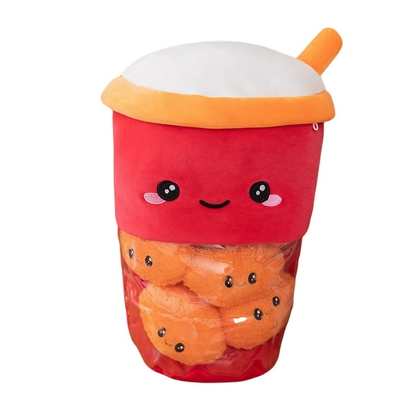 Xingzhi Lifelike Boba Tea Plush Hugging Pillow Cushion Soft Stuffed Cup Toy Doll Cartoon For Gift Home Sofa Car Ornaments milk shake