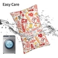 thumbnail image 6 of Salouo Firefighter Icons Pattern Pillow Cases,1PC Pillow Covers with Envelope Closure Decorative Pillow Case for Bed Couch,Pillows Not Included-, 6 of 6