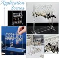 thumbnail image 5 of 30Pcs Transparent Acrylic Earring Display Accessories for Earring Organizer Holder Clothes Hanger shape Clear 3.95x5.5x0.3cm Hole: 2mm, 5 of 9