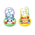 thumbnail image 2 of 2PCS Mini Cartoon Animal Small Round Bead Wood Toy Hard Material Early Education Toys, 2 of 7