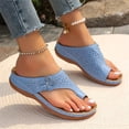 thumbnail image 2 of Women's Wedge Sandals Comfortable Retro Sandals Casual Summer Open Toe Slippers Thick Sole Sandals shikongkuajing, 2 of 7