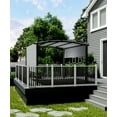 thumbnail image 4 of Huisuilinss Outdoor Pergola,Arched Pergola,Aluminum Pergola With Retractable Canopy,Arched Patio Pergola,Metal Pergola Shade Shelter For Backyard Lawn Patios Gardens Grill Gazebo, 4 of 7
