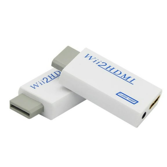GJX Wii HDMI Adapter, High-Definition Wii HDMI Converter, Plug-and-Play with HDMI Audio Extractor